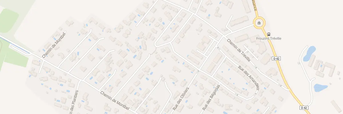 Plan du 73 Rue des Amandiers à Frouzins