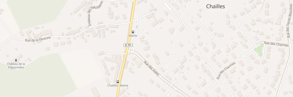 Plan du 7 Rue des Allets à Chailles