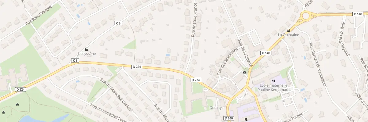 Plan du 1 Rue Anatole France à Panazol