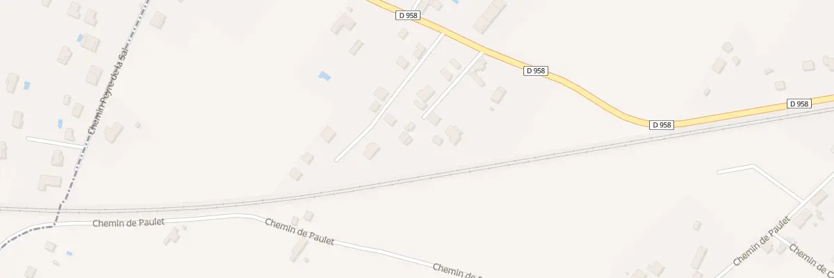 Plan du 955 Rte de Castelsarrasin à Montauban