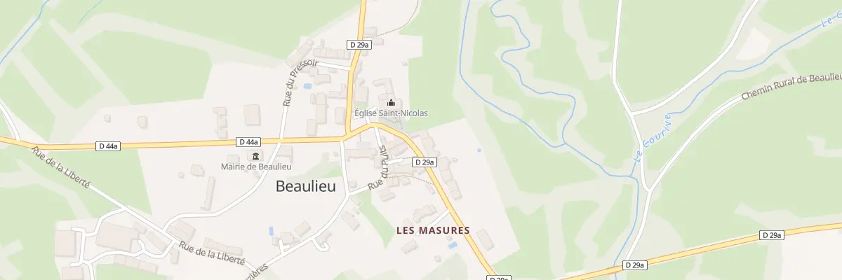 Plan du 1 Rue de la Forge à Beaulieu