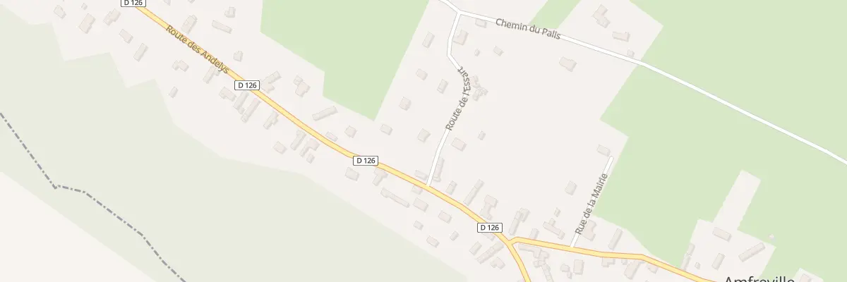 Plan du 59 Rte de l’Essart à Amfreville-les-Champs