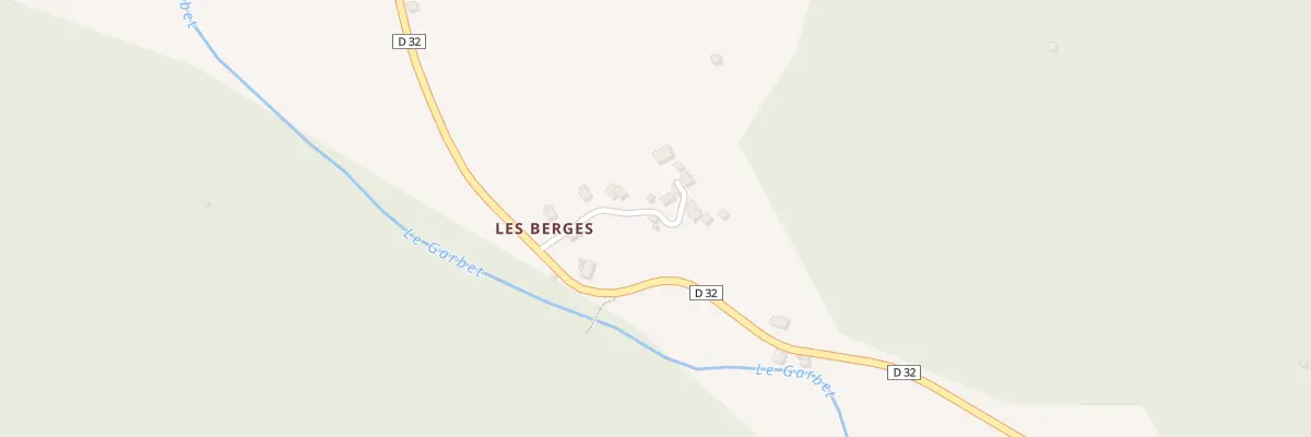 Plan du 256B Les Berges à Ercé