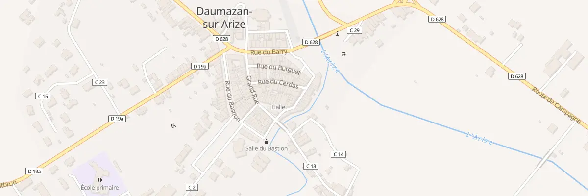 Plan du 5 Rue du Vieux Pont à Daumazan-sur-Arize