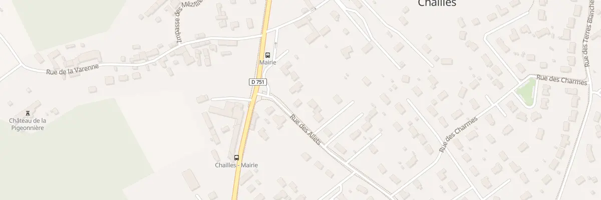 Plan du 9 Rue des Allets à Chailles