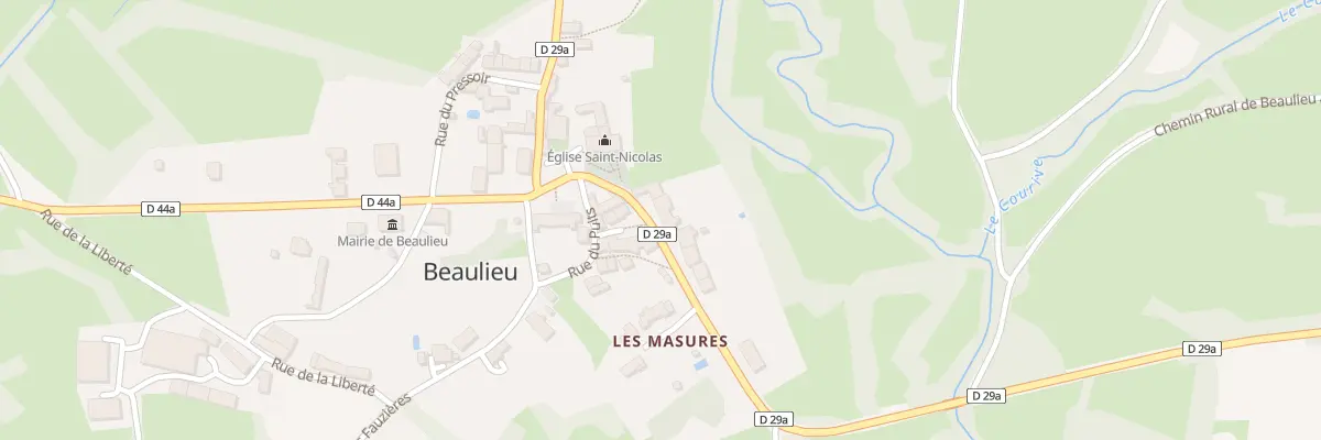Plan du 3 Rue de la Forge à Beaulieu