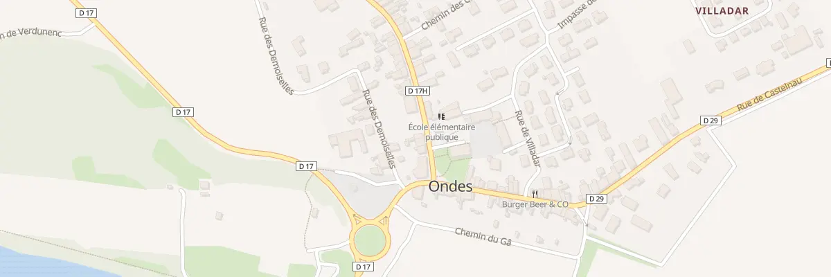 Plan du 7 Rue de l’Eglise à Ondes