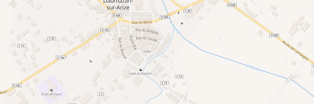 Plan du 6 Rue du Vieux Pont à Daumazan-sur-Arize
