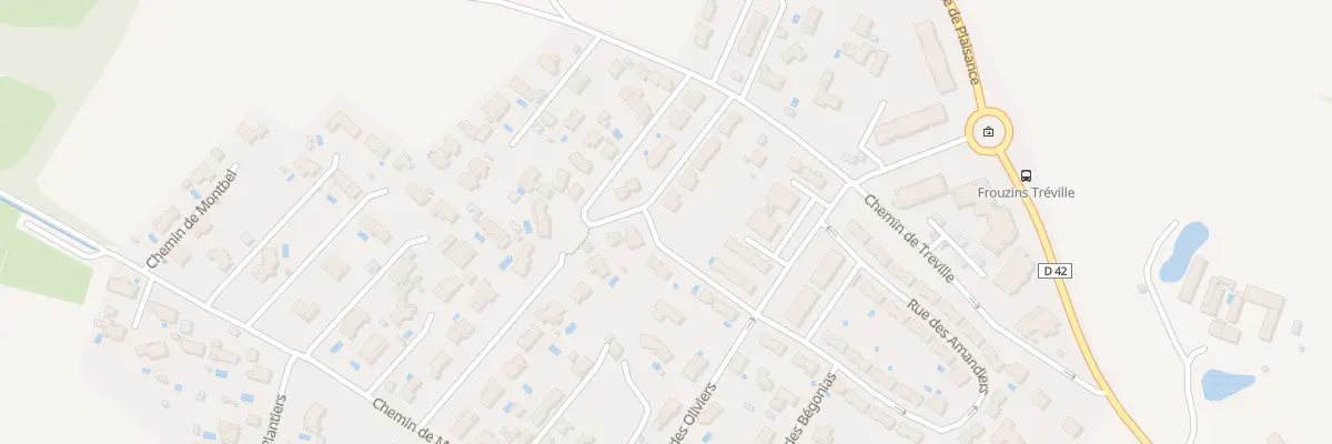 Plan du 50 Rue des Amandiers à Frouzins