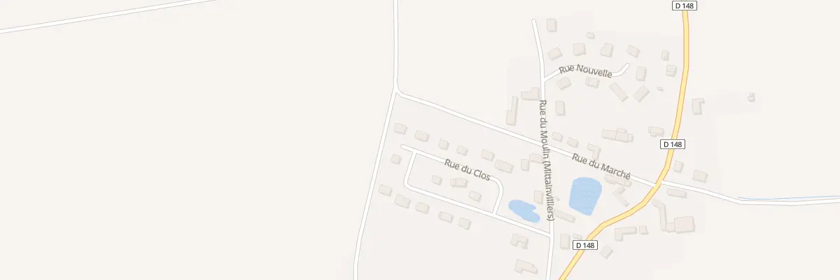 Plan du 8 Rue du Clos à Mittainvilliers-Vérigny
