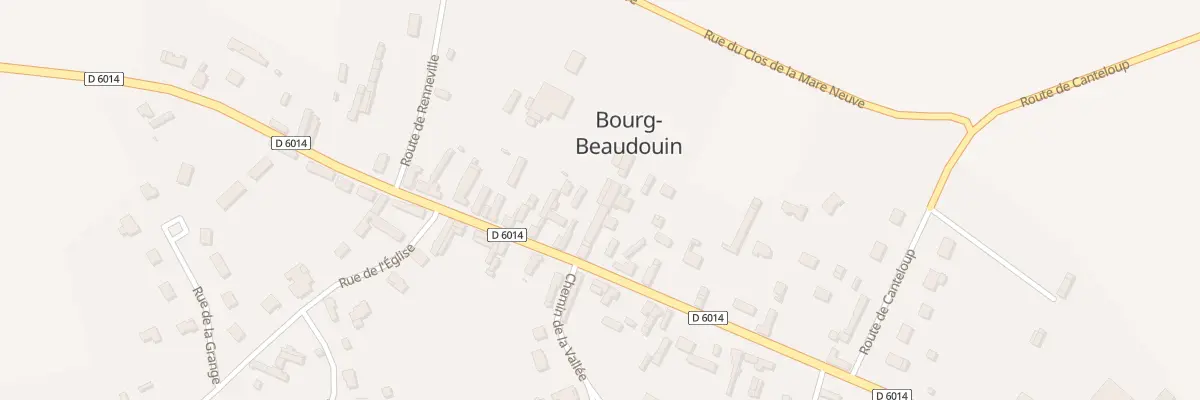 Plan du 38 Rte de Paris à Bourg-Beaudouin