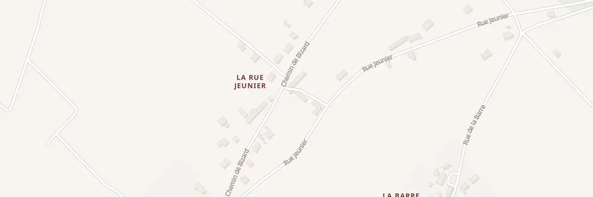 Plan du 16 Rue Jeunier à Thésée