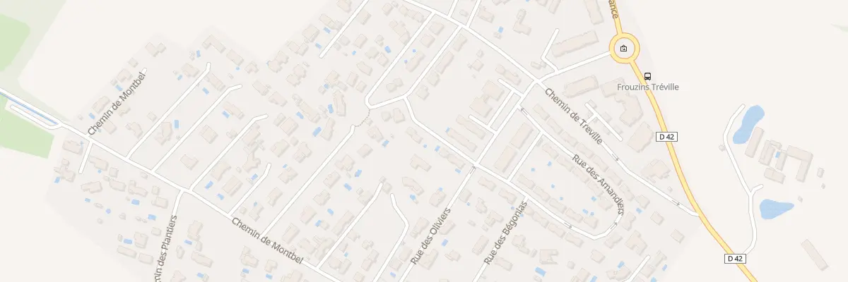 Plan du 71 Rue des Amandiers à Frouzins