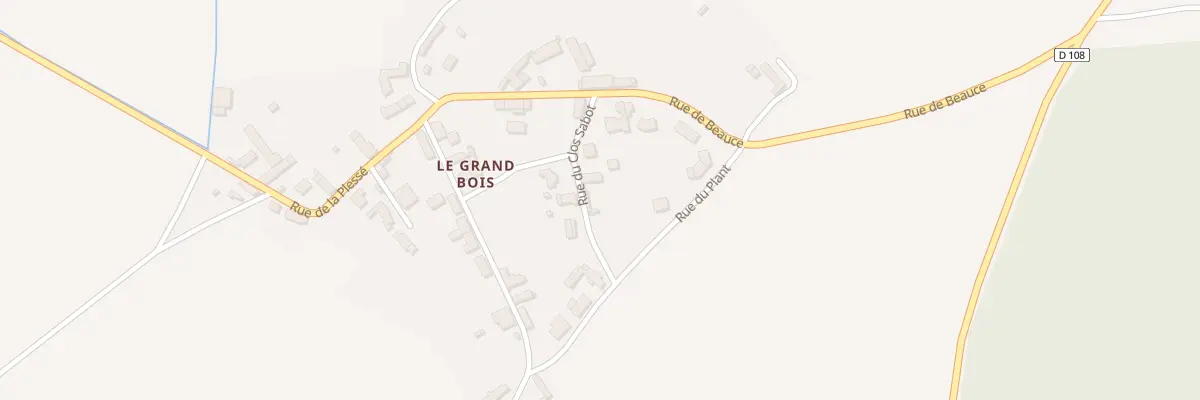 Plan du 2 Rue du Clos Sabot à Saumeray