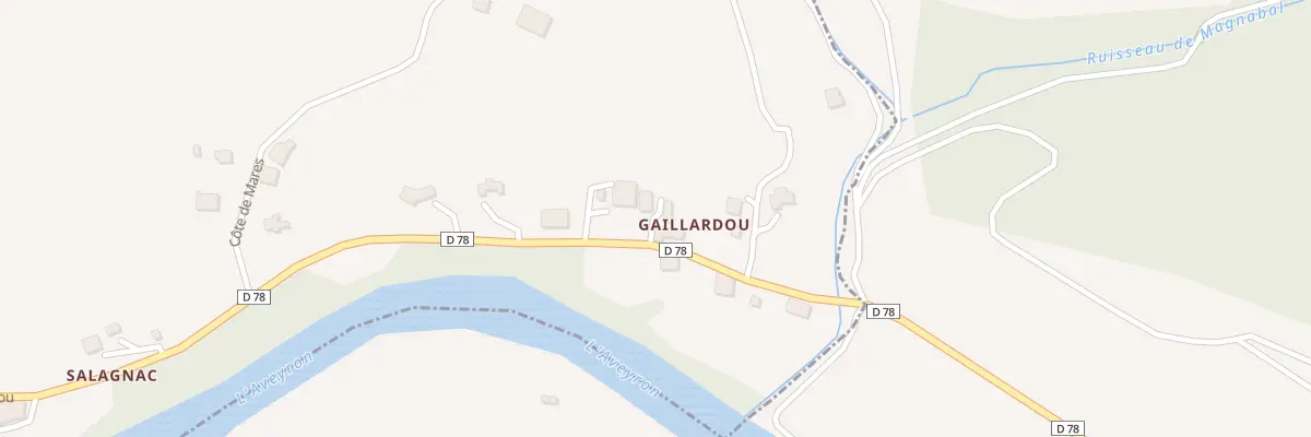 Plan du 1275 Rte de Gaillardou à Montastruc