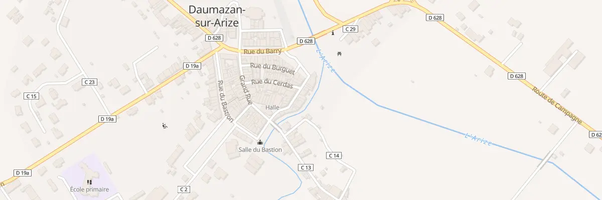 Plan du 18 Rue du Vieux Pont à Daumazan-sur-Arize
