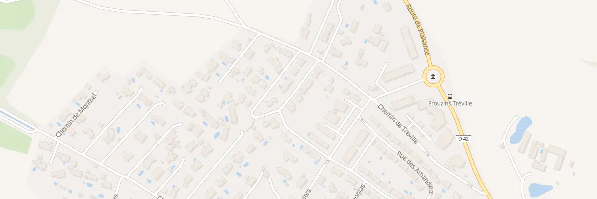 Plan du 52 Rue des Amandiers à Frouzins