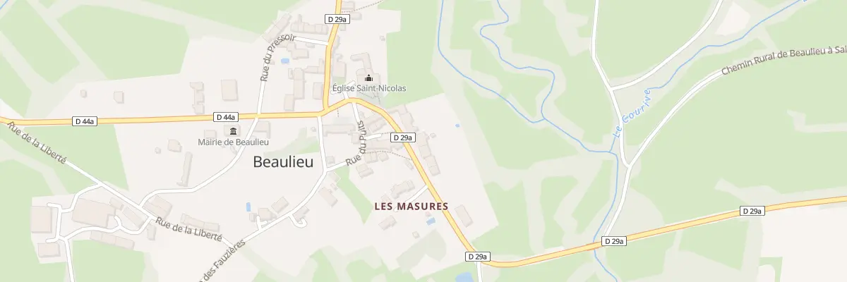 Plan du 5 Rue de la Forge à Beaulieu
