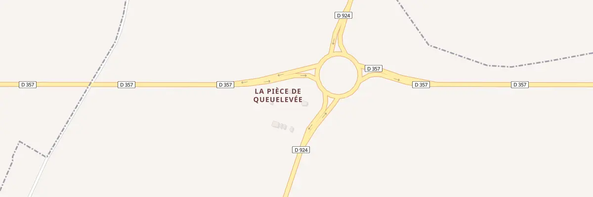 Plan du 36 La Piece de Queuelevée à Vievy-le-Rayé