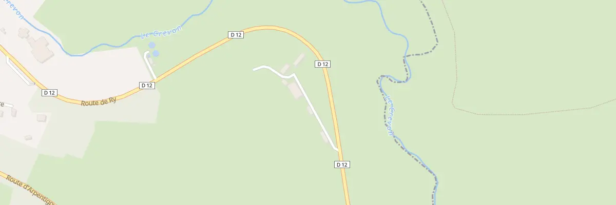 Plan du 828 Rte de Ry à Blainville-Crevon