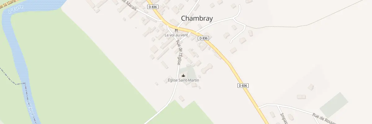 Plan du 5 Rue de l’Eglise à Chambray