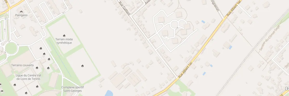 Plan du 14 Rue Galliéni à Blois