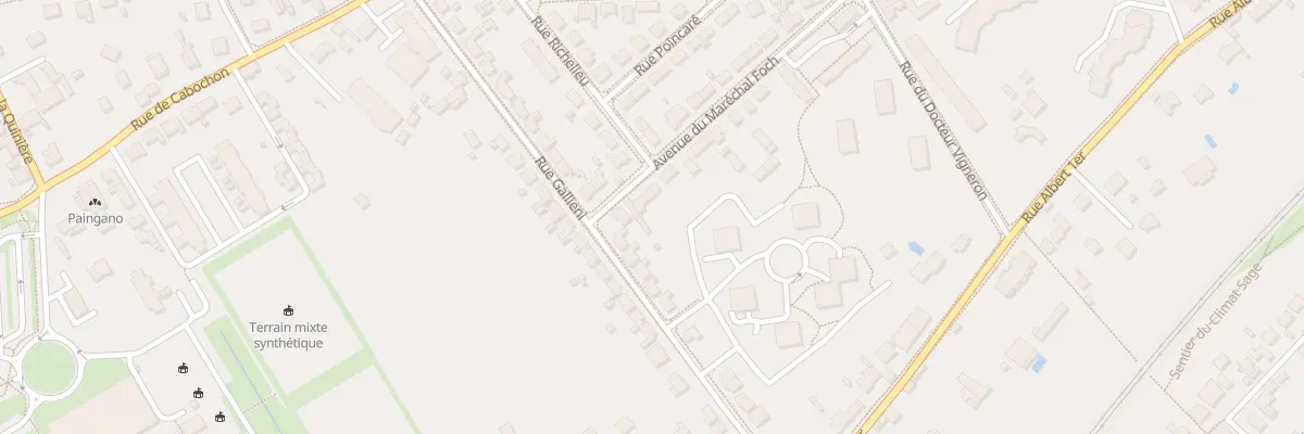 Plan du 90 Av du Marechal Foch à Blois