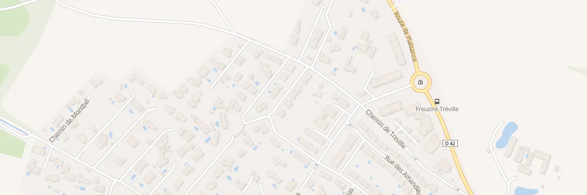 Plan du 54 Rue des Amandiers à Frouzins