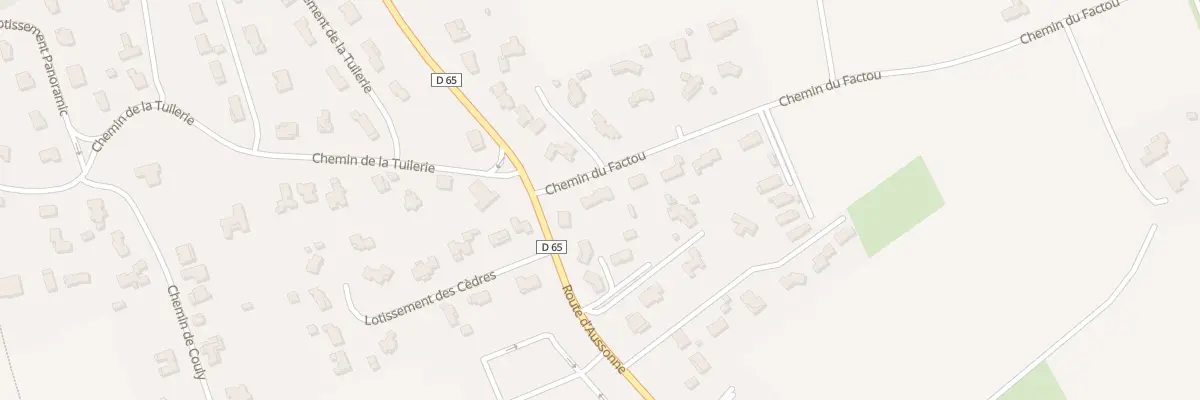 Plan du 114 Che du Factou à Merville