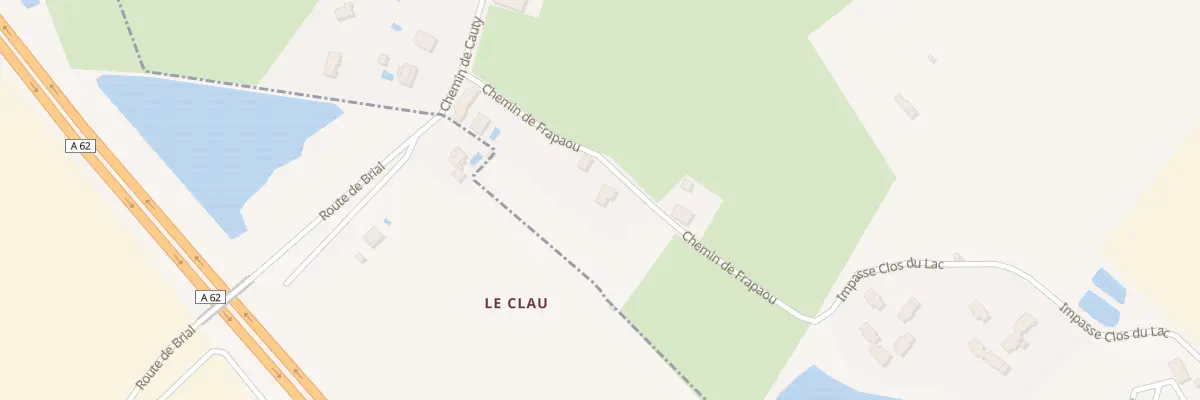 Plan du 160 Che de Frapaou à Bressols