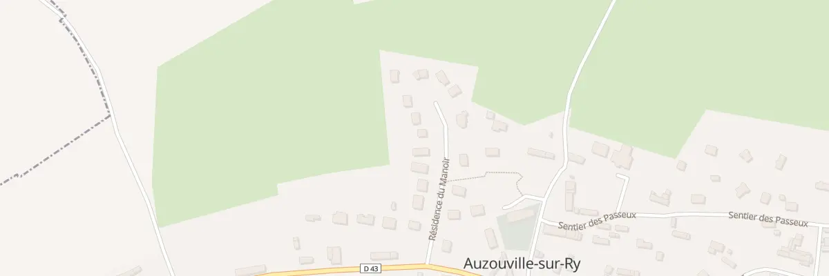 Plan du 5 Res du Manoir à Auzouville-sur-Ry