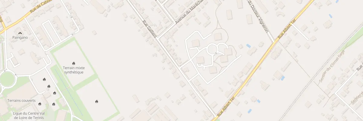 Plan du 17 Rue Galliéni à Blois