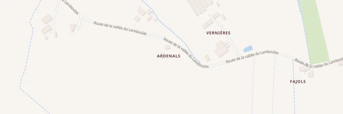 Plan du 5205 Ardenals à Vazerac
