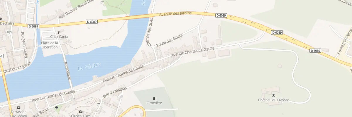 Plan du 104 Av Charles de Gaulle à Terrasson-Lavilledieu