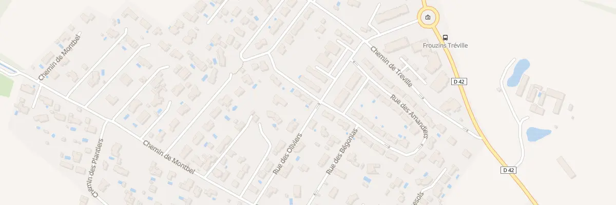 Plan du 65 Rue des Amandiers à Frouzins