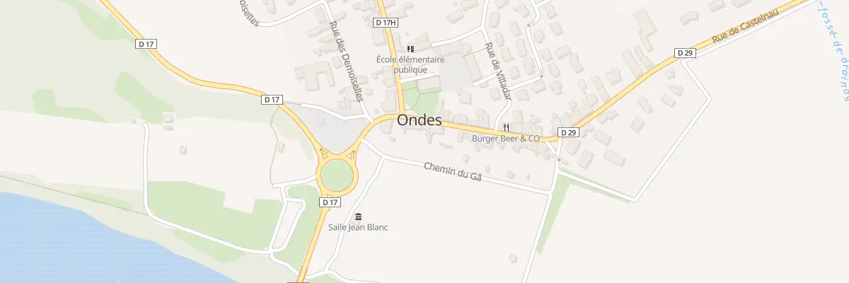 Plan du 10 Rue de la Poste à Ondes