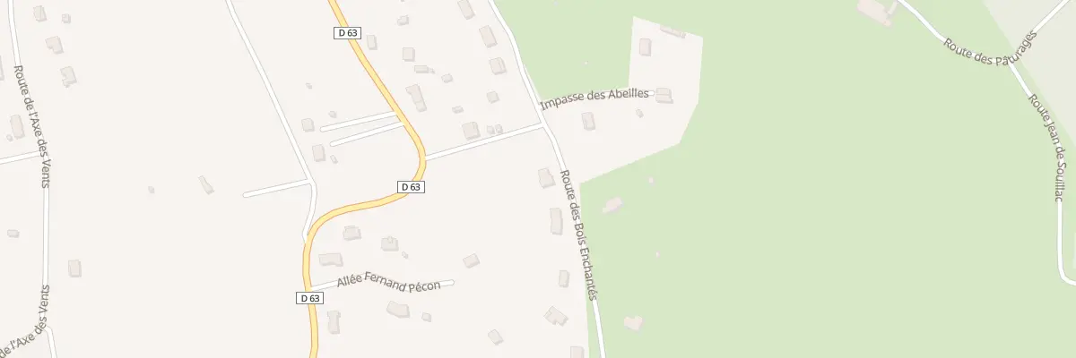 Plan du 160 Rte des Bois Enchantés à Terrasson-Lavilledieu