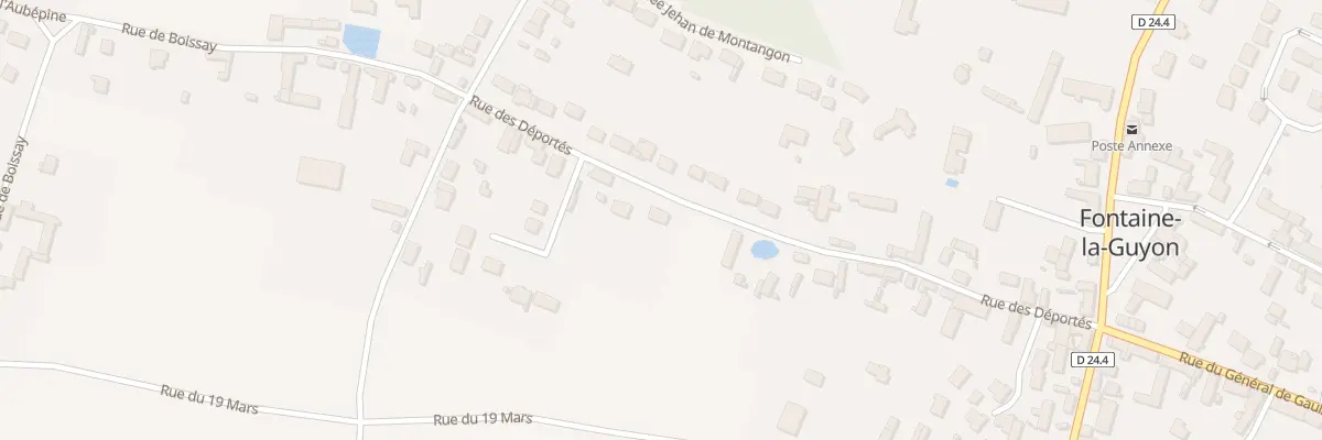 Plan du 21 Rue des Déportés à Fontaine-la-Guyon