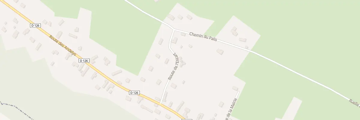 Plan du 124 Rte de l’Essart à Amfreville-les-Champs