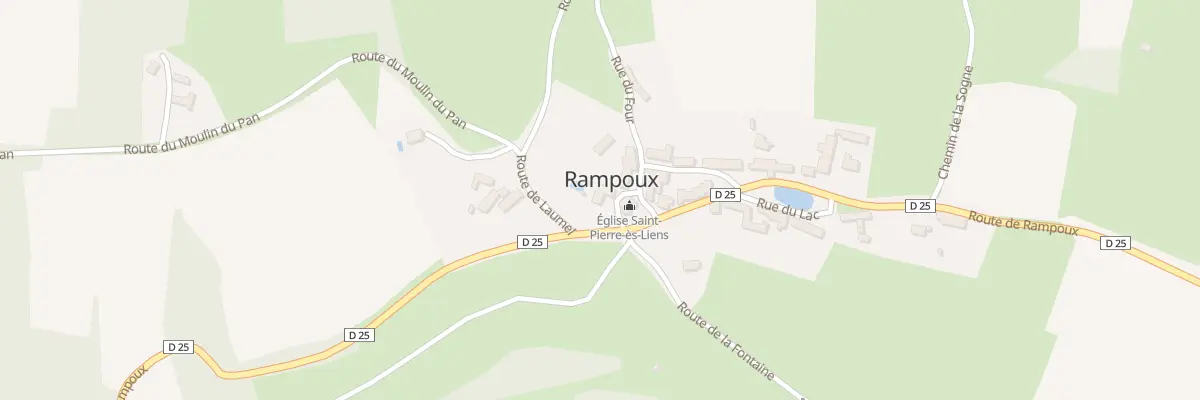 Plan du 732 Rte de Rampoux à Rampoux