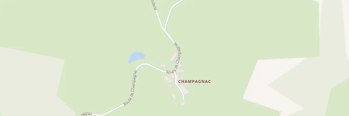 Plan du 108 Rte De Champagnac à Perpezac-le-Blanc