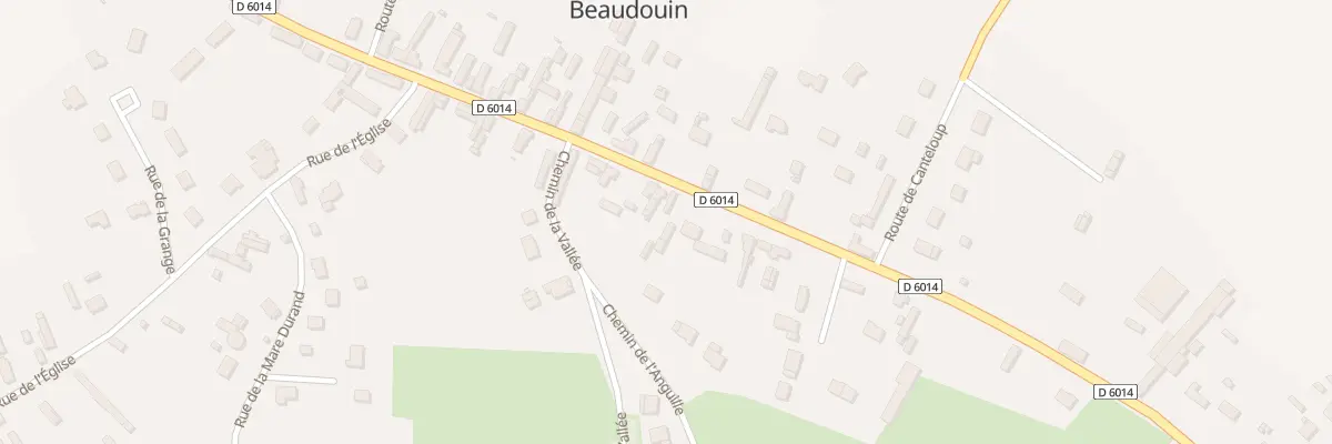 Plan du 33 Rte de Paris à Bourg-Beaudouin