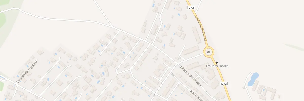 Plan du 62 Rue des Amandiers à Frouzins