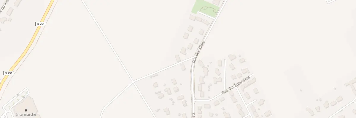 Plan du 74 Rue des Allets à Chailles