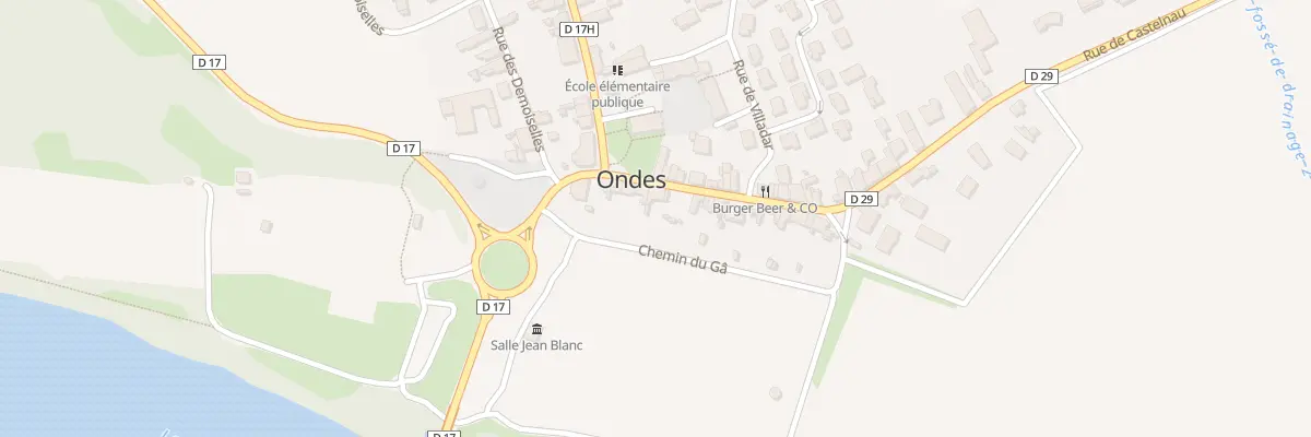 Plan du 12 Rue de la Poste à Ondes