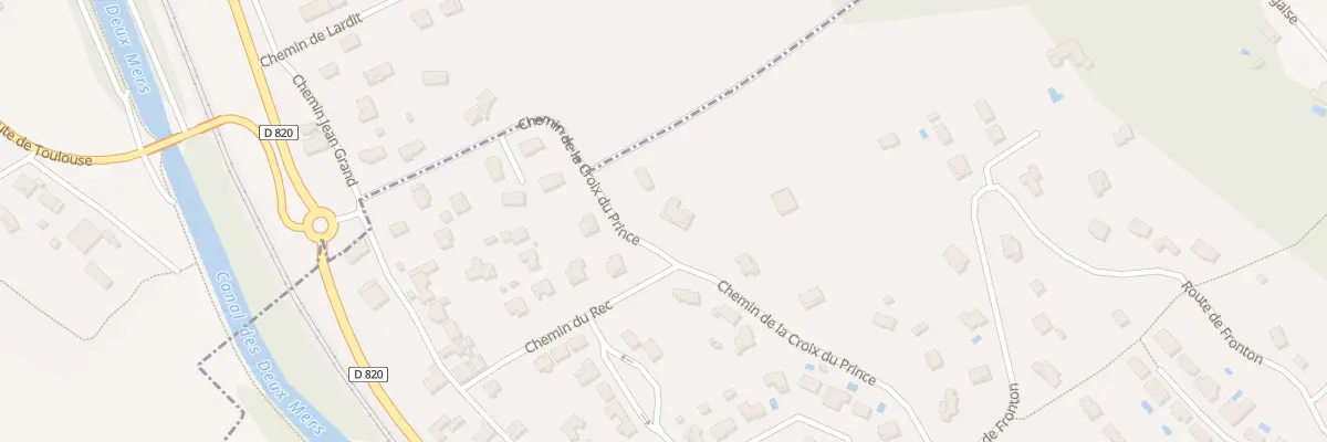Plan du 81 Che de la Croix du Prince à Pompignan