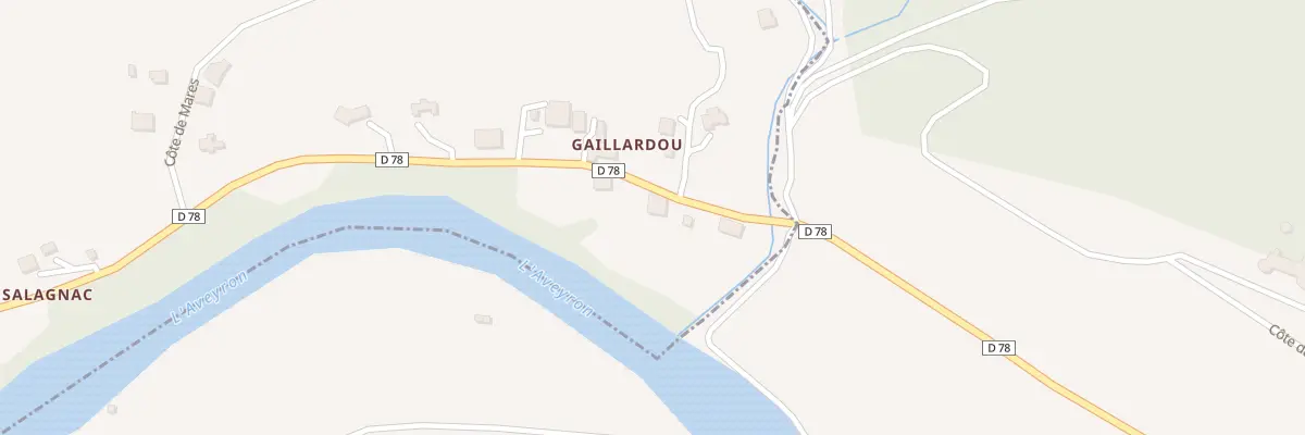 Plan du 1404 Rte de Gaillardou à Montastruc