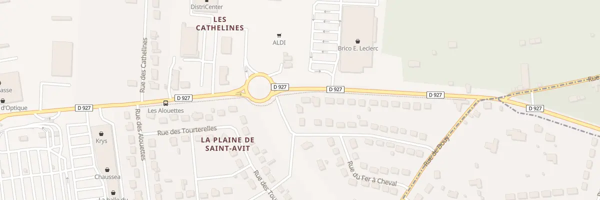 Plan du 24 Rte Nationale à Saint-Denis-Lanneray