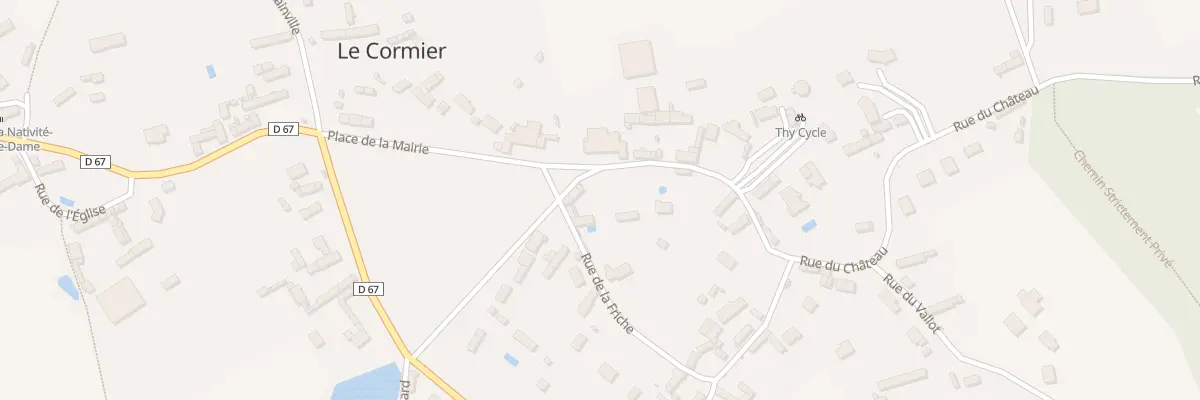 Plan du 18 Pl de la Mairie au Cormier