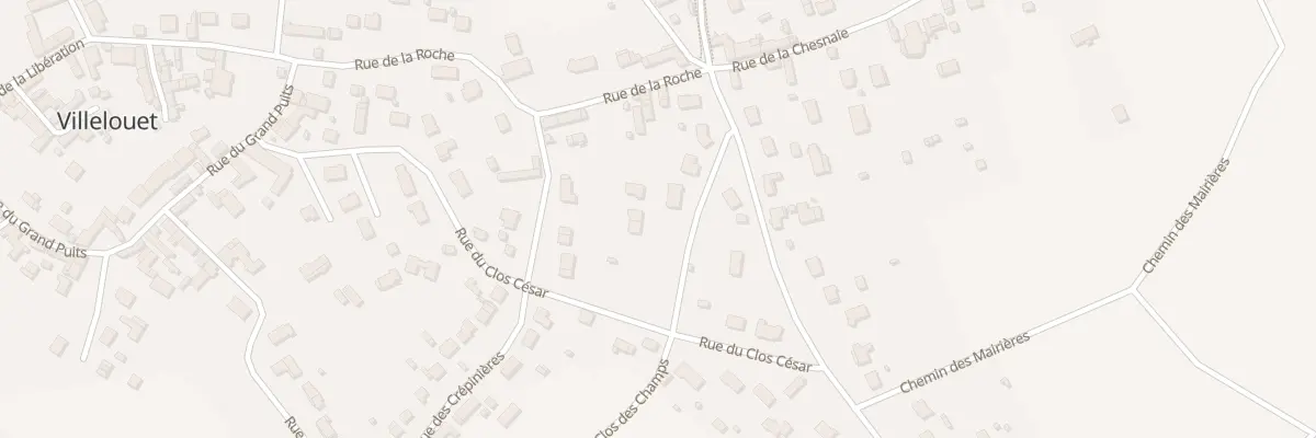 Plan du 8 Rue du Clos des Champs à Chailles